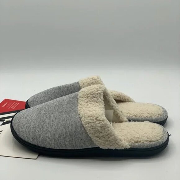 Isotoner Women's Slippers Fleece Charcoal Gray Size 7.5-8 - Picture 5 of 8